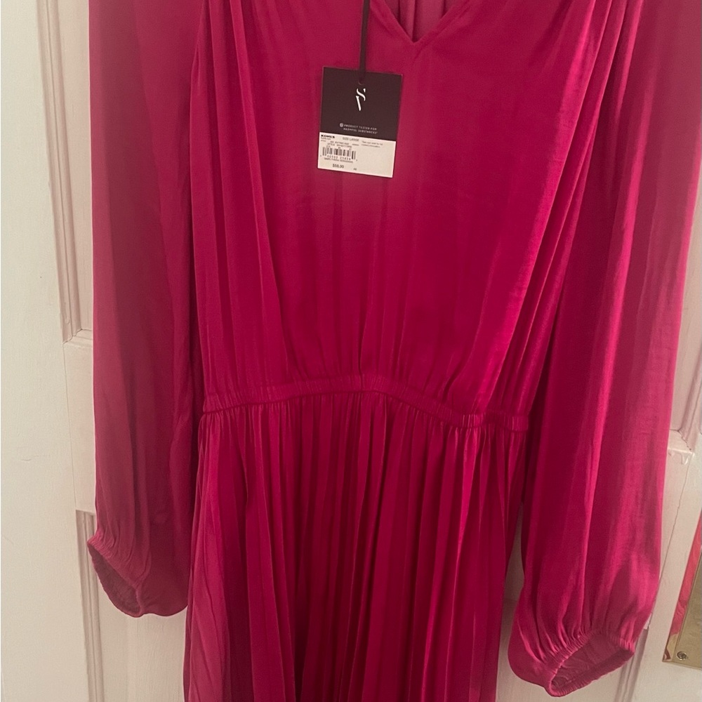 Simply Vera Vera Wang Long Sleeve Dress - Pink